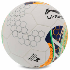 М'яч футбольний LI-Ning №5, білий-жовтий, код: LFQK579-1-S52