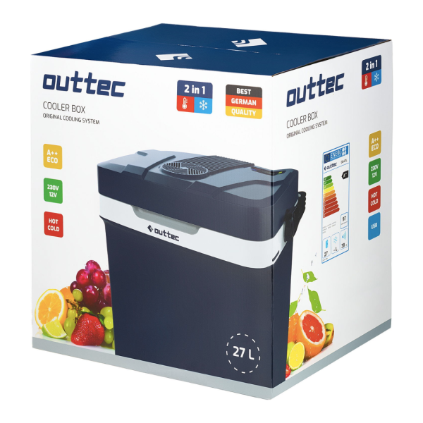 Автохолодильник Outtec 27 L синій, код: 5907766660682