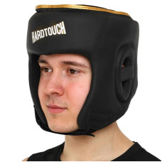 Шолом боксерський відкритий Hard Touch S, чорний-золотий, код: BO-4440_SBKGO