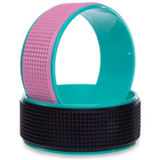 Колесо-кільце для йоги FitGo Fit Wheel Yoga 330х140 мм, рожевий-м