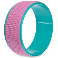 Колесо-кільце для йоги FitGo Fit Wheel Yoga 330х140 мм, рожевий-м