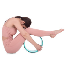 Колесо-кільце для йоги FitGo Fit Wheel Yoga 330х140 мм, рожевий-м