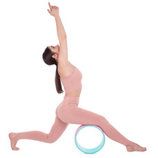 Колесо-кільце для йоги FitGo Fit Wheel Yoga 330х140 мм, рожевий-м
