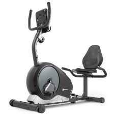 Горизонтальний велотренажер Hop-Sport Root HS-040L чорно-сріблястий, код: 5902308216419
