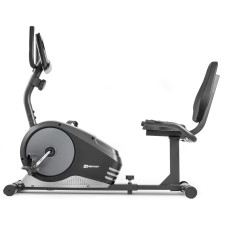 Горизонтальний велотренажер Hop-Sport Root HS-040L чорно-сріблястий, код: 5902308216419