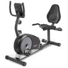 Горизонтальний велотренажер Hop-Sport Root HS-040L чорно-сріблястий, код: 5902308216419