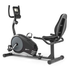 Горизонтальний велотренажер Hop-Sport Root HS-040L чорно-сріблястий, код: 5902308216419