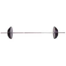 Штанга пряма BioGym Shuang Cai Sports з гумовими млинцями 68 кг, код: TA-1139-68R-S52