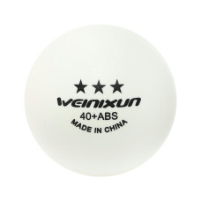 Набір м"ячів для настільного тенісу Weinixun 3 star 10шт, білий, код: W003_W