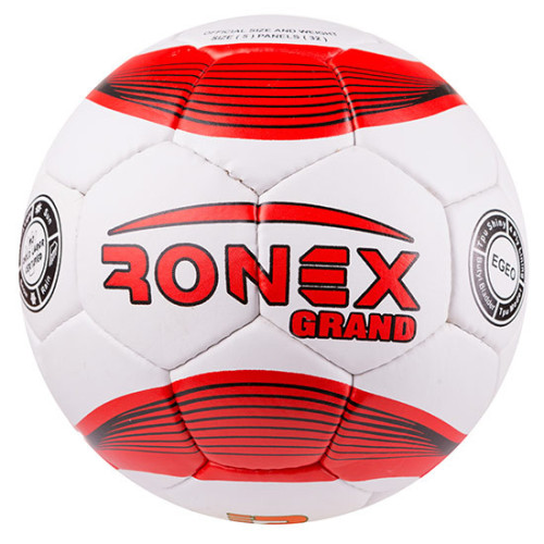 М”яч футбольний Grippy Ronex JM1 Grand №5, червоний, код: RX-JM1R-WS