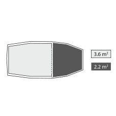Намет тримісний Robens Sage 3 Pro (130401), код: 931597-SVA