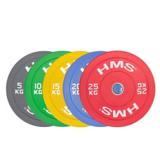 Диск олімпійський HMS CBR15 15 кг, жовтий, код: 17-61-022-IN