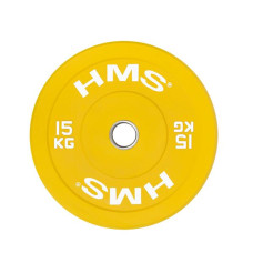 Диск олімпійський HMS CBR15 15 кг, жовтий, код: 17-61-022-IN