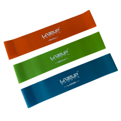 Набір фітнес гумок LiveUp LiveUp Exercise Loop LS3650C 3шт., код: 6951376125894