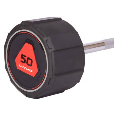 Штанга фіксована пряма гумова Li Nuo довжина-122см 50кг, код: TA-3622-50-S52