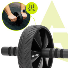 Ролик (гімнастичне колесо) для преса Actiget Ab Wheel Black, код: ACT0110