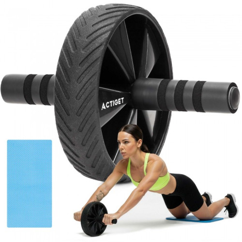 Ролик (гімнастичне колесо) для преса Actiget Ab Wheel Black, код: ACT0110