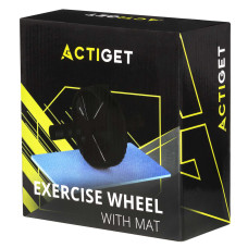 Ролик (гімнастичне колесо) для преса Actiget Ab Wheel Black, код: ACT0110