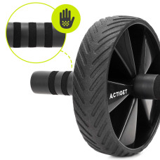 Ролик (гімнастичне колесо) для преса Actiget Ab Wheel Black, код: ACT0110