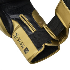 Боксерські рукавиці RDX Mark Pro Sparring Tri Lira 2 Golden 10 унцій, код: BGM-PSTL2G-10OZ