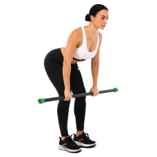 Бодібар Zelart Body Bar 4 кг, чорний-зелений, код: FI-4776-4