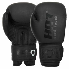 Боксерські рукавиці шкіряні Hard Touch 10 унцій, чорний, код: BO-4230_10BK