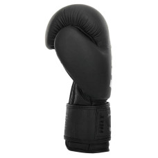 Боксерські рукавиці шкіряні Hard Touch 10 унцій, чорний, код: BO-4230_10BK