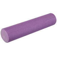 Ролер масажний циліндр цільний FitGo 450x100 мм, бузковий, код: FI-0895-45_LV