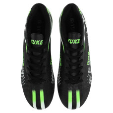 Бутси футбольні Aikesa розмір 45, чорний-салатовий, код: 6005-40-45_45BKLG