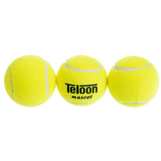 М"яч для великого тенісу Tellon Mascot 3шт, салатовий, код: T801-S52