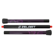 Бодібар 3-х секційний Bar Zelart 8кг, чорний-фіолетовий, код: FI-9994-8-S52