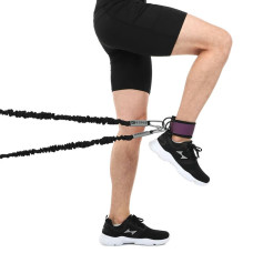 Лямка для ніг Ezous Training Ankle Straps 3.0 260х70 мм, 1шт, чорний, код: H-04