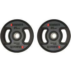 Олімпійські диски професійні Hammer PU Weight Discs 2x25 кг, код: 17046 -S25