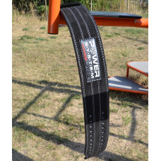 Пояс для пауерліфтингу Power System PS-3800  PowerLifting M, шкіряний, чорний, код: PS-3800_M_Black_Black