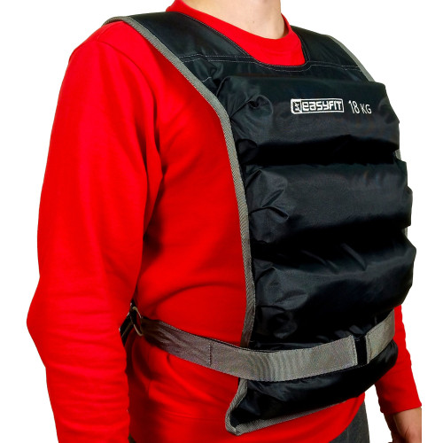 Жилет для обтяження EasyFit 18 кг, код: EF-VST-18