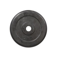 Диск гумовий HouseFit R-5, 5 кг, чорний, код: 00000023038