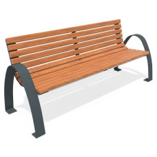 Лавка InterAtletika Монпельє, 2000х645х824 мм, код: LP754.2-SM