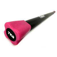 Бодібар EasyFit Body Bar 7 кг, чорний-рожевий, код: EF-1251-7