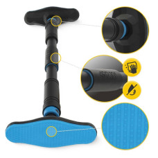 Турнік розсувний 4FIZJO Ultra 66-100 см Black/Blue, код: P-5905973400329