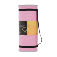 Килимок для йоги та фітнесу Cornix NBR Pink/Grey, 1830x610x10 мм, код: XR-0095