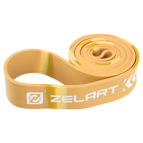 Гума петля для підтягувань та тренувань стрічка силова Zelart Power Bands L (25-57 кг), хакі-камуфляж, код: FI-7695-4