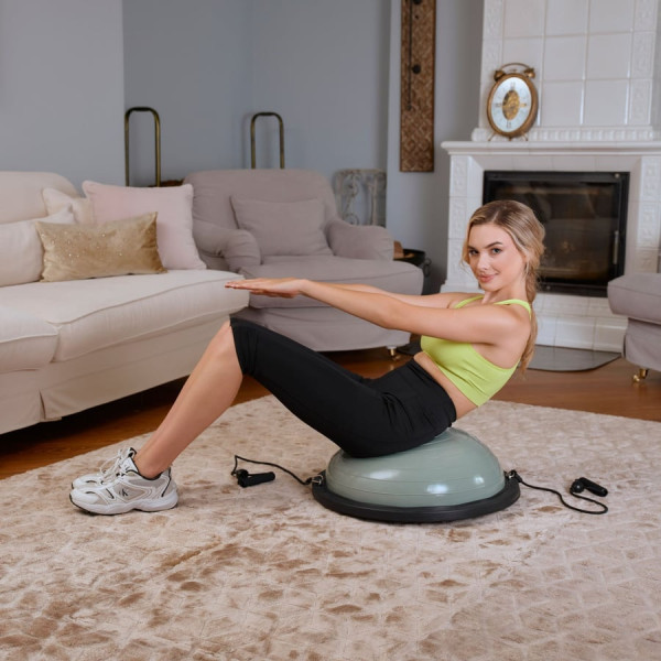 Балансувальна платформа Bosu HS-L058 шавлієвий, код: 5902308235946