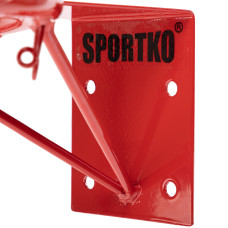 Кошик баскетбольний SportKo №5, червоний, код: KB-35-S52