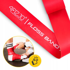 Стрічка компресійна для флосингу 4Fizjo Floss Band 2070x50x15 мм, червоний, код: P-5905973405249