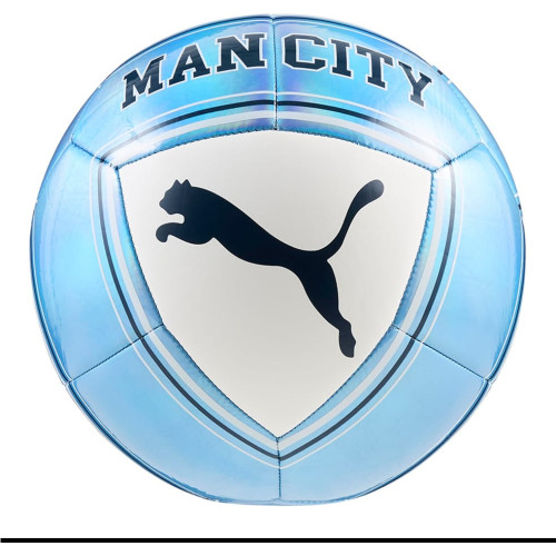 М'яч футбольний Puma MCFC Culture Ball 084976-11 №5, білий-блакитний, код: 4069161938016
