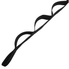 Стрічка стропа з петлями для розтяжки Ezous Stretching Strap 8 петель, чорний, код: I-01-S52