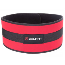 Пояс атлетичний посилений регульований Zelart ширина 11,5 см XS, червоний, код: SB-165486_XS-S52