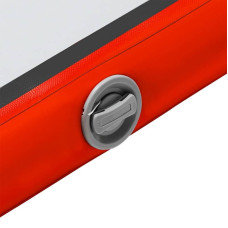 Мат гімнастичний надувний 4Fizjo Air Track Mat 6000x1000x150 мм, White/Red, код: P-5907739311801