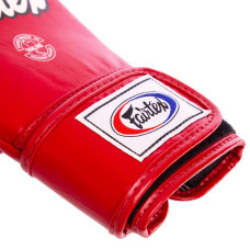 Снарядні рукавички шкіряні Fairtex XL червоний, код: TGT7_XLR-S52