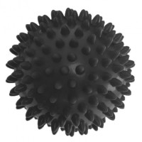 Масажний м'ячик EasyFit PVC 9 см жорсткий чорний, код: EF-1064-BK
